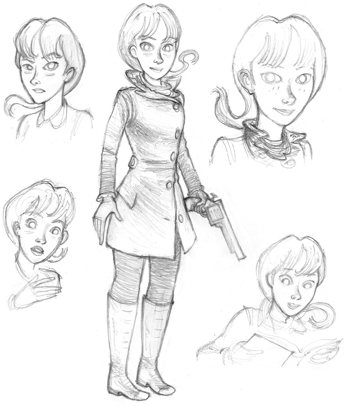 Scarlett Hart – Character Designs