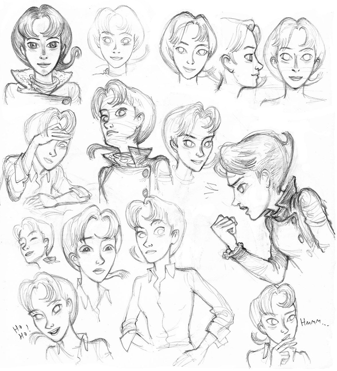 More Scarlett Hart Sketches